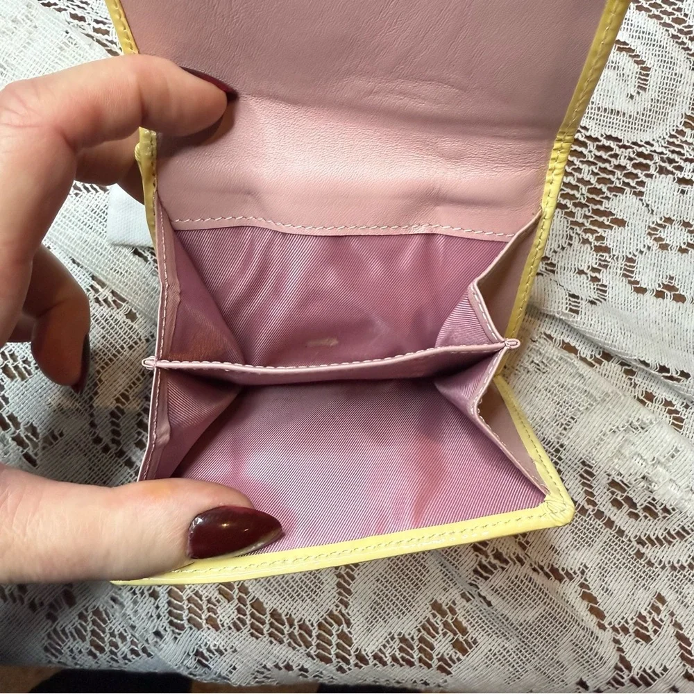 Dior Pink Trotter Print with Yellow Trim